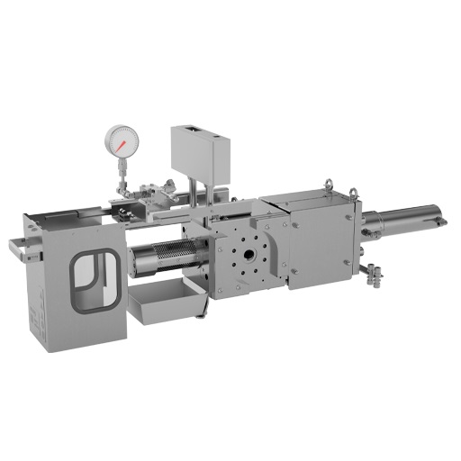 Screen changers for discontinuous operation for applications that allow a short interruption in the melt flow for screen changes.